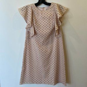 Chelsea28 Pink Cotton Dress with Silk Lining